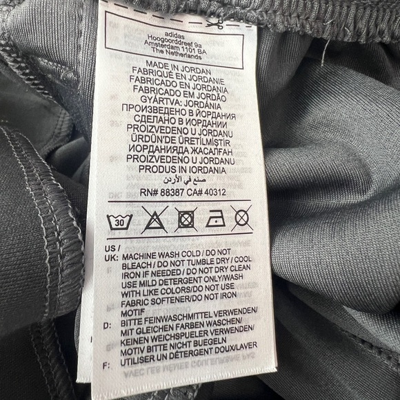 Adidas men’s 3S PES athletic shorts training casual bottoms zippers size M Gray - Picture 13 of 16